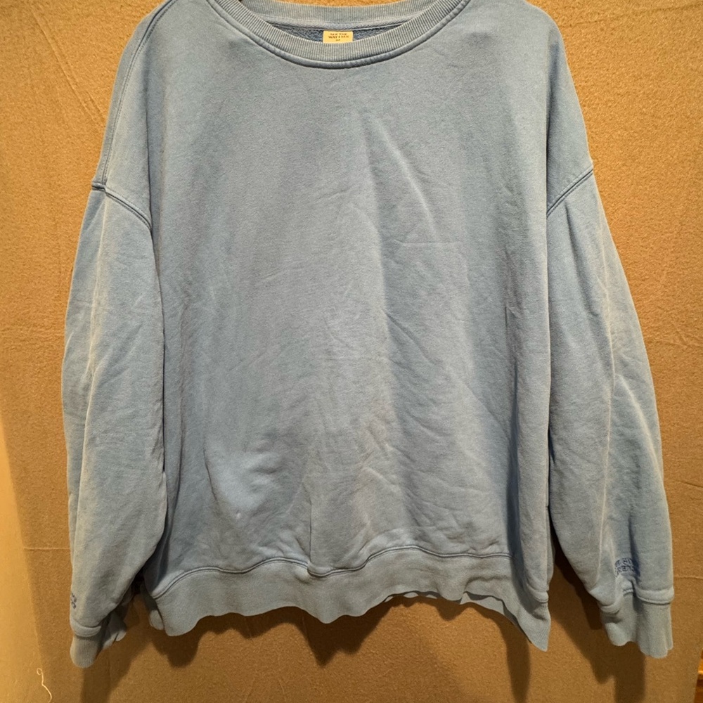 Casual Blue Women's Sweatshirt - Picture 3 of 6